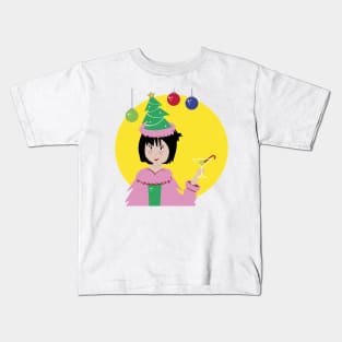 Christmas Cocktail Kids T-Shirt